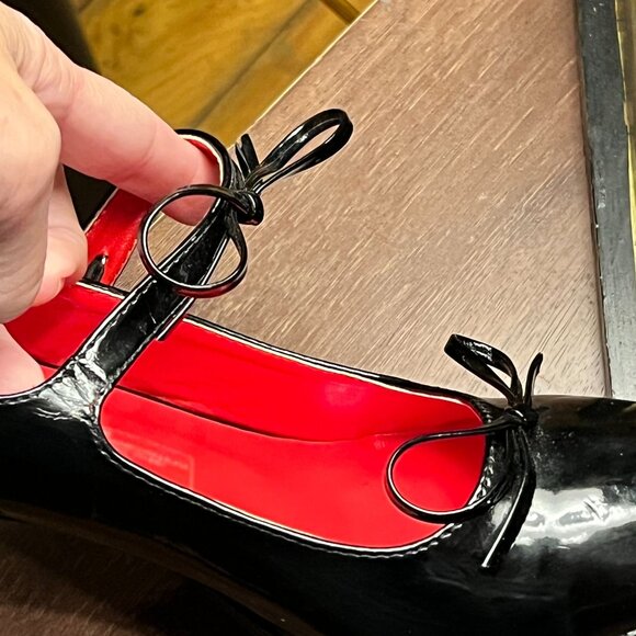 RUBIES Black Patent Leather Mary Jane Platforms - Picture 12 of 16